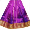 Violet Pattu Parikini with contrast border-(SSV-30) - Click here to View more details about this Product